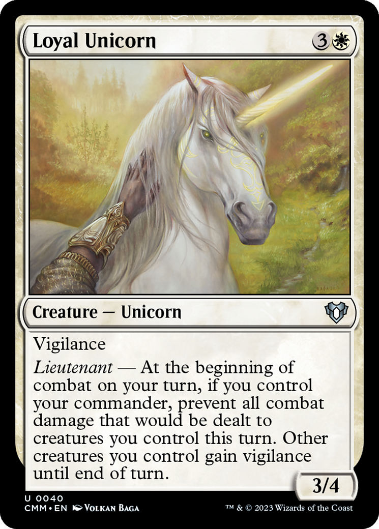 Loyal Unicorn [Commander Masters] | PLUS EV GAMES 