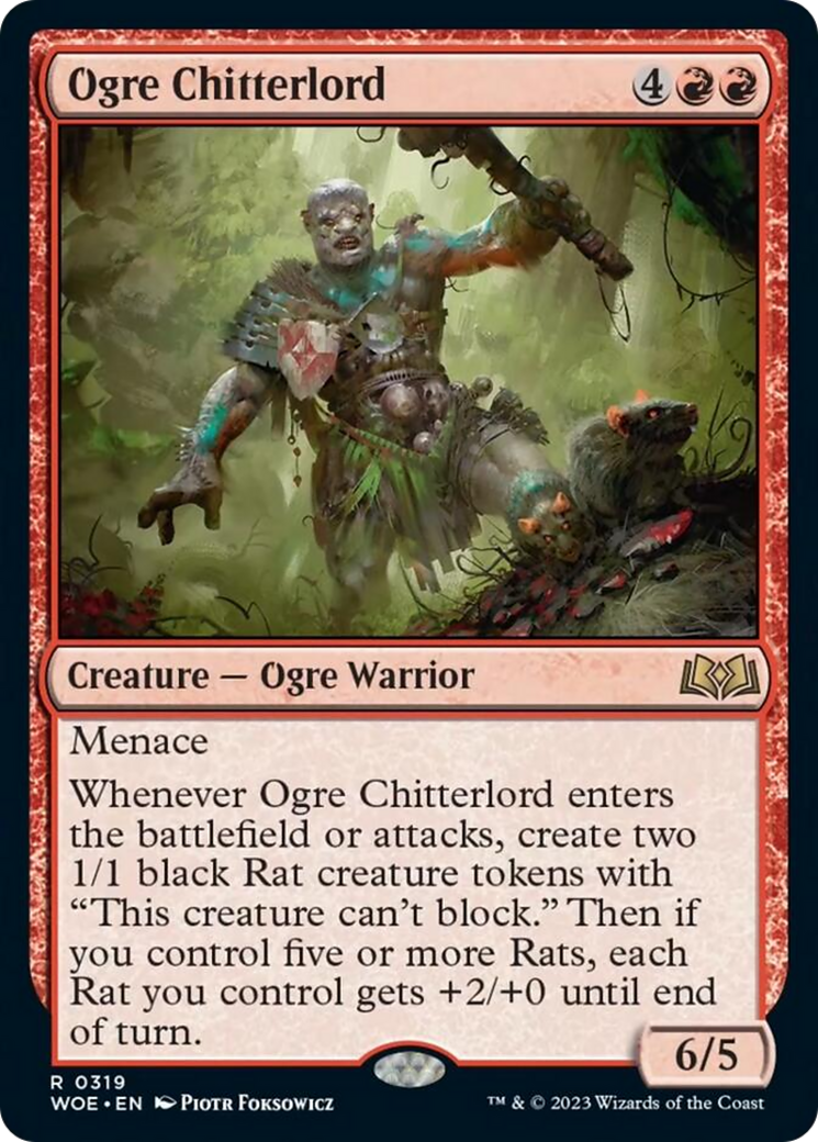 Ogre Chitterlord [Wilds of Eldraine] | PLUS EV GAMES 