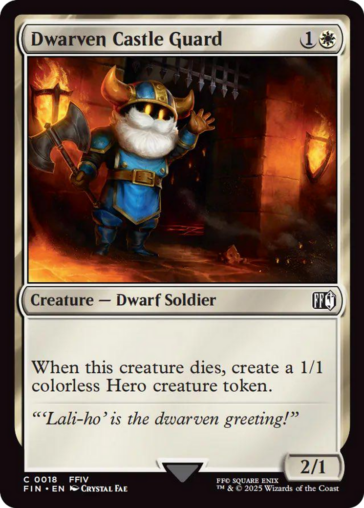 Dwarven Castle Guard [FINAL FANTASY] | PLUS EV GAMES 