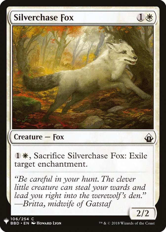 Silverchase Fox [Mystery Booster] | PLUS EV GAMES 