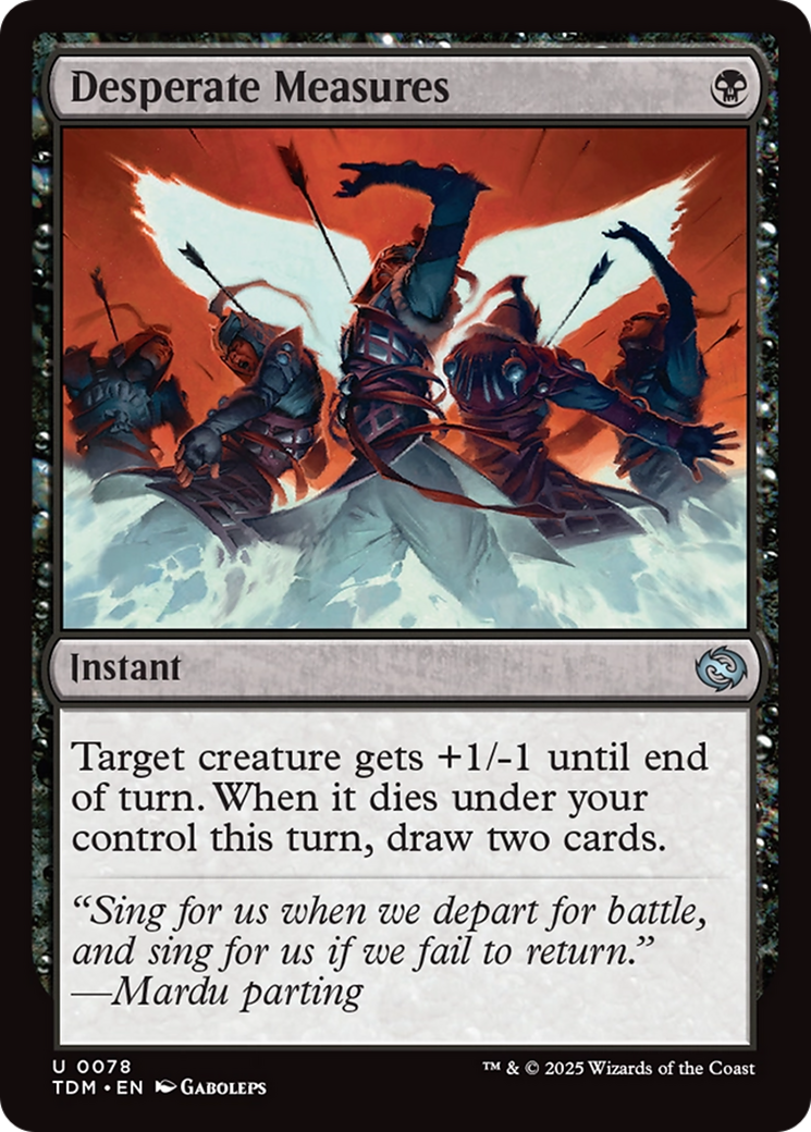 Desperate Measures [Tarkir: Dragonstorm] | PLUS EV GAMES 
