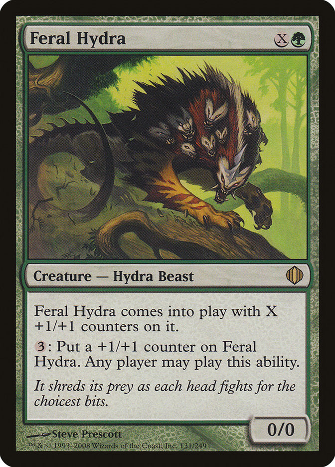 Feral Hydra (Oversized) [Oversize Cards] | PLUS EV GAMES 