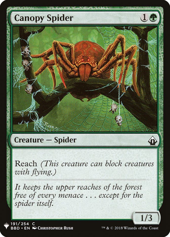 Canopy Spider [Mystery Booster] | PLUS EV GAMES 