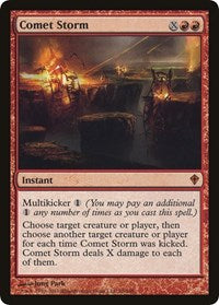 Comet Storm (Oversized) [Oversize Cards] | PLUS EV GAMES 