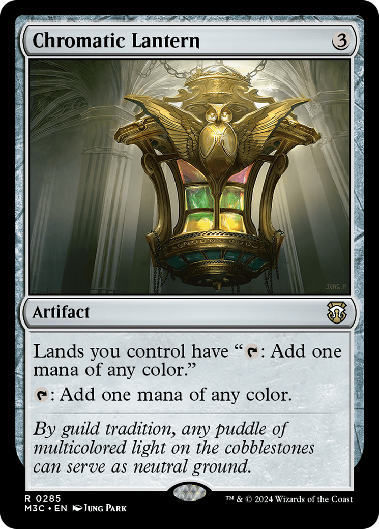 Chromatic Lantern (Ripple Foil) [Modern Horizons 3 Commander] | PLUS EV GAMES 