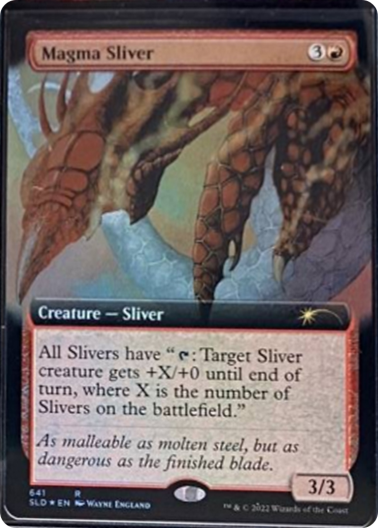 Magma Sliver (Extended Art) [Secret Lair Drop Series] | PLUS EV GAMES 