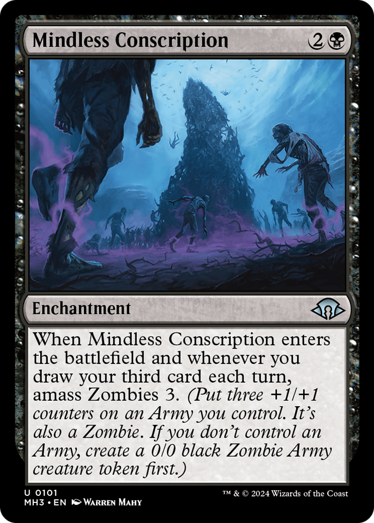 Mindless Conscription [Modern Horizons 3] | PLUS EV GAMES 