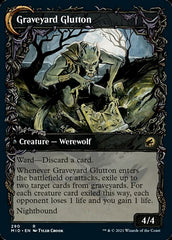 Graveyard Trespasser // Graveyard Glutton (Showcase Equinox) [Innistrad: Midnight Hunt] | PLUS EV GAMES 