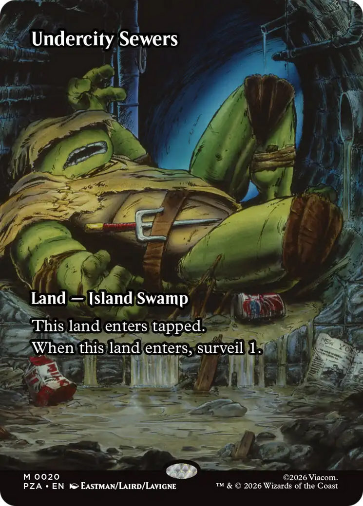 Undercity Sewers (Borderless) [Teenage Mutant Ninja Turtles Eternal-Legal] | PLUS EV GAMES 