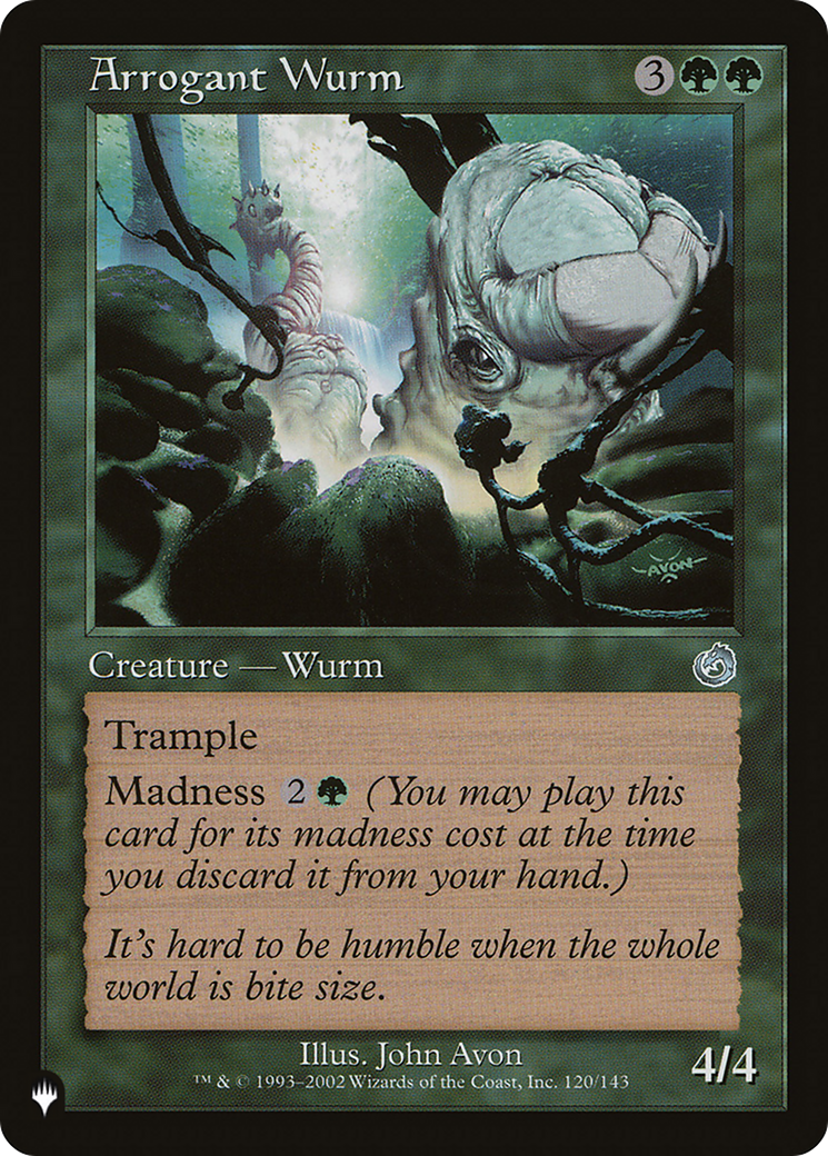 Arrogant Wurm [The List] | PLUS EV GAMES 