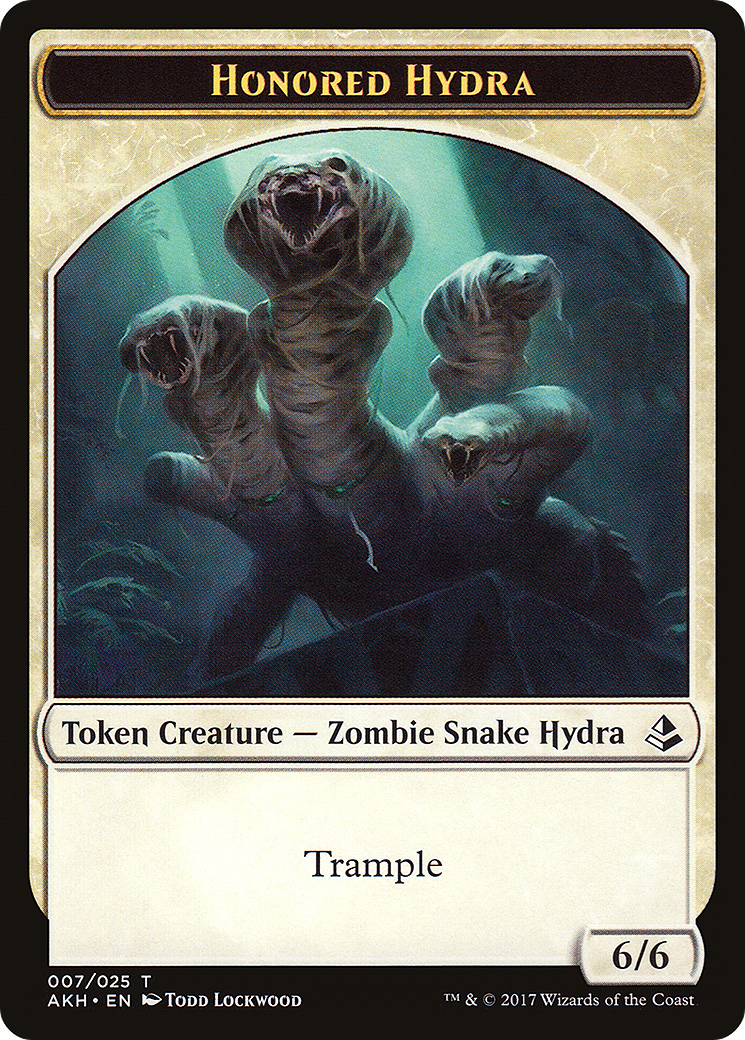 Honored Hydra [Amonkhet Tokens]
