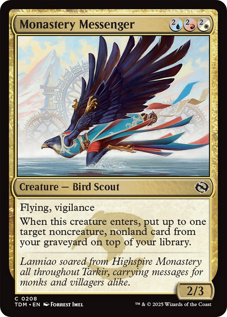 Monastery Messenger [Tarkir: Dragonstorm] | PLUS EV GAMES 