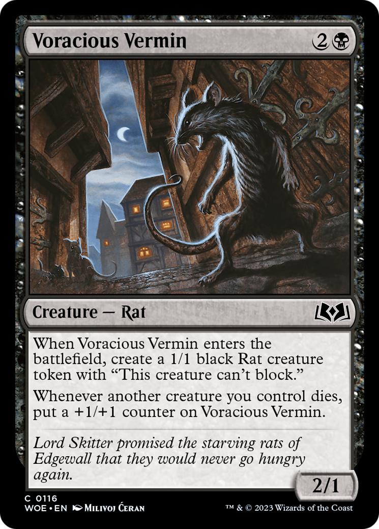 Voracious Vermin [Wilds of Eldraine] | PLUS EV GAMES 