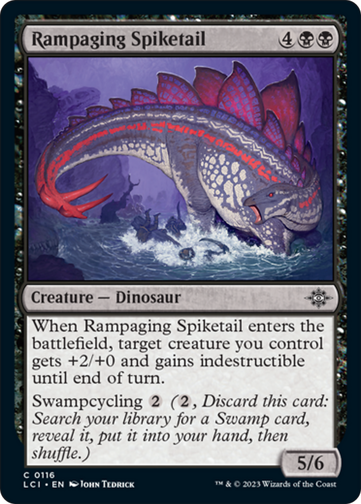 Rampaging Spiketail [The Lost Caverns of Ixalan] | PLUS EV GAMES 