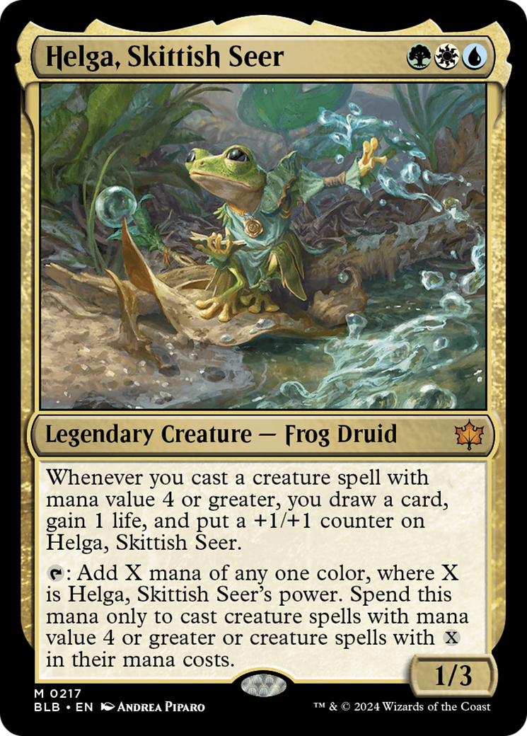 Helga, Skittish Seer [Bloomburrow] | PLUS EV GAMES 