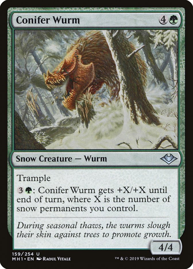 Conifer Wurm [Modern Horizons] | PLUS EV GAMES 