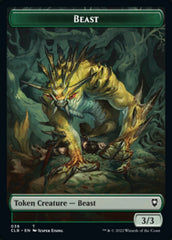 Satyr // Beast Double-Sided Token [Commander Legends: Battle for Baldur's Gate Tokens] | PLUS EV GAMES 