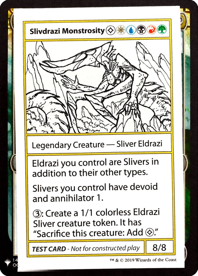 Slivdrazi Monstrosity [Mystery Booster Playtest Cards] | PLUS EV GAMES 