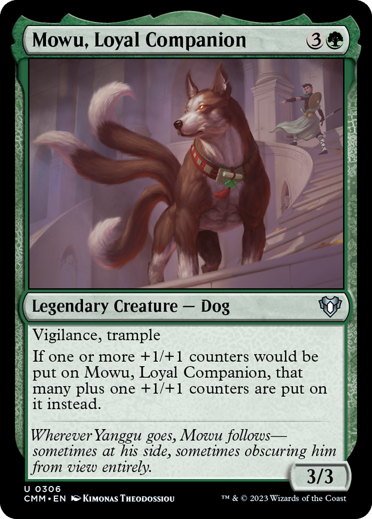 Mowu, Loyal Companion [Commander Masters] | PLUS EV GAMES 