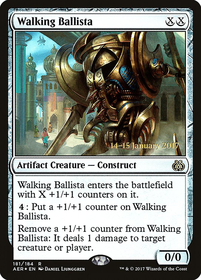 Walking Ballista [Aether Revolt Prerelease Promos] | PLUS EV GAMES 