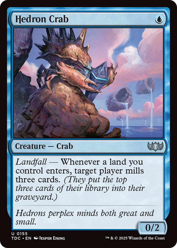 Hedron Crab [Tarkir: Dragonstorm Commander] | PLUS EV GAMES 