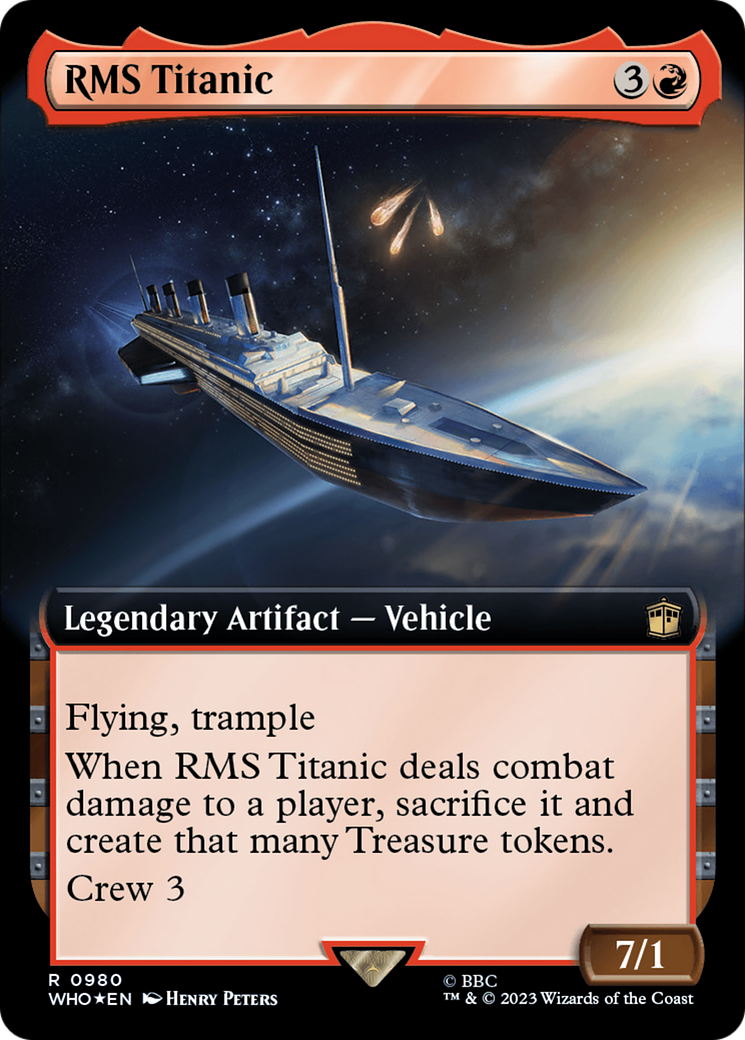 RMS Titanic (Extended Art) (Surge Foil) [Doctor Who] | PLUS EV GAMES 