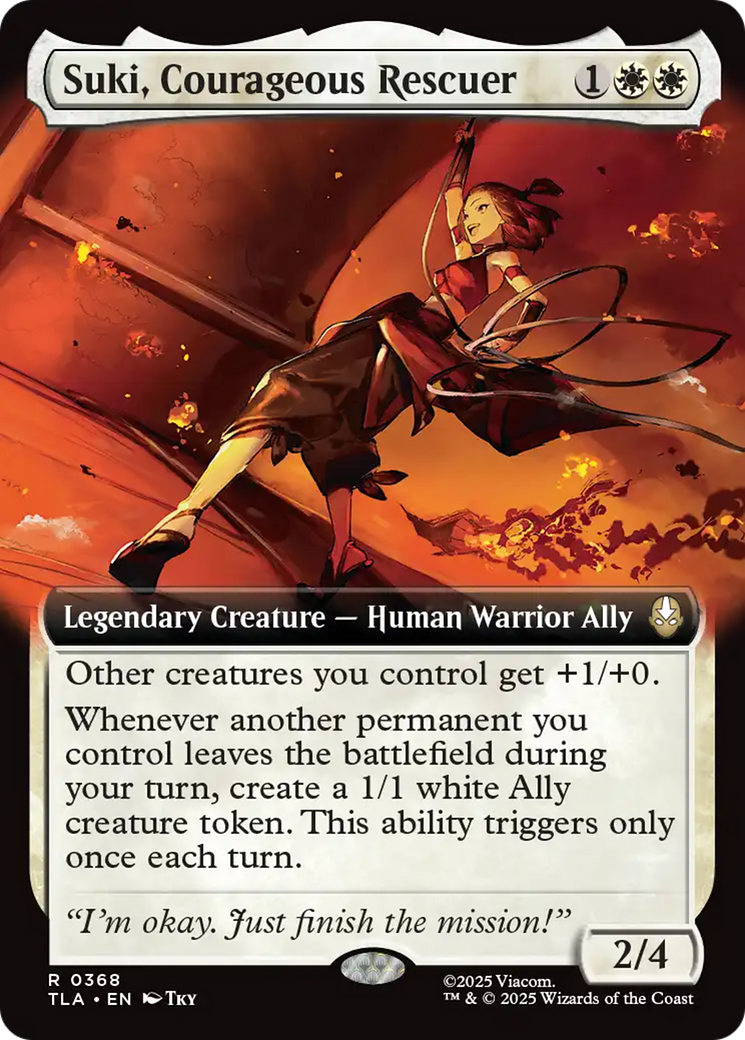 Suki, Courageous Rescuer (Extended Art) [Avatar: The Last Airbender] | PLUS EV GAMES 