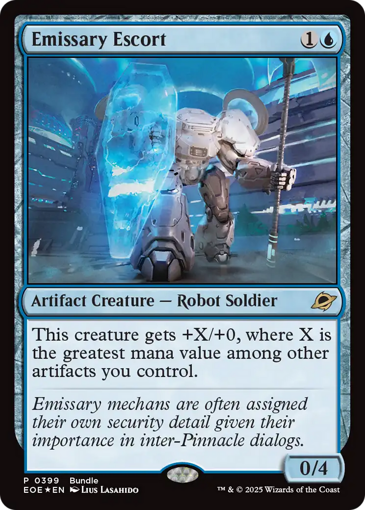 Emissary Escort [Edge of Eternities Prerelease Promos] | PLUS EV GAMES 