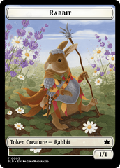 Rabbit // Rabbit Double-Sided Token [Bloomburrow Tokens] | PLUS EV GAMES 