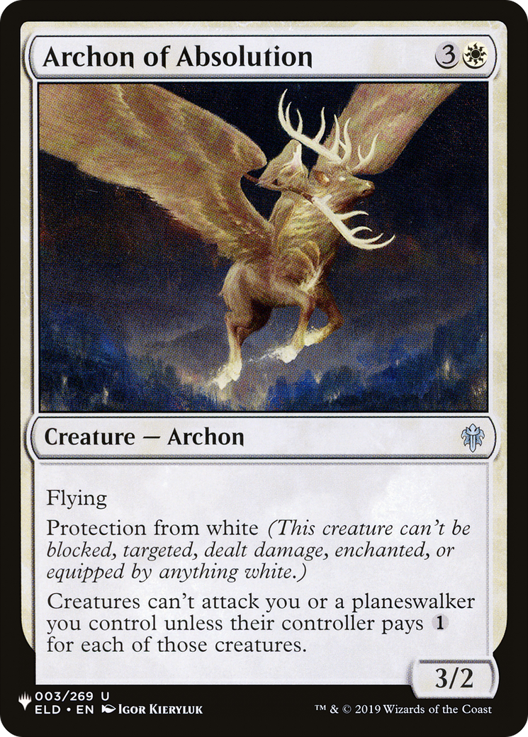 Archon of Absolution [The List Reprints] | PLUS EV GAMES 