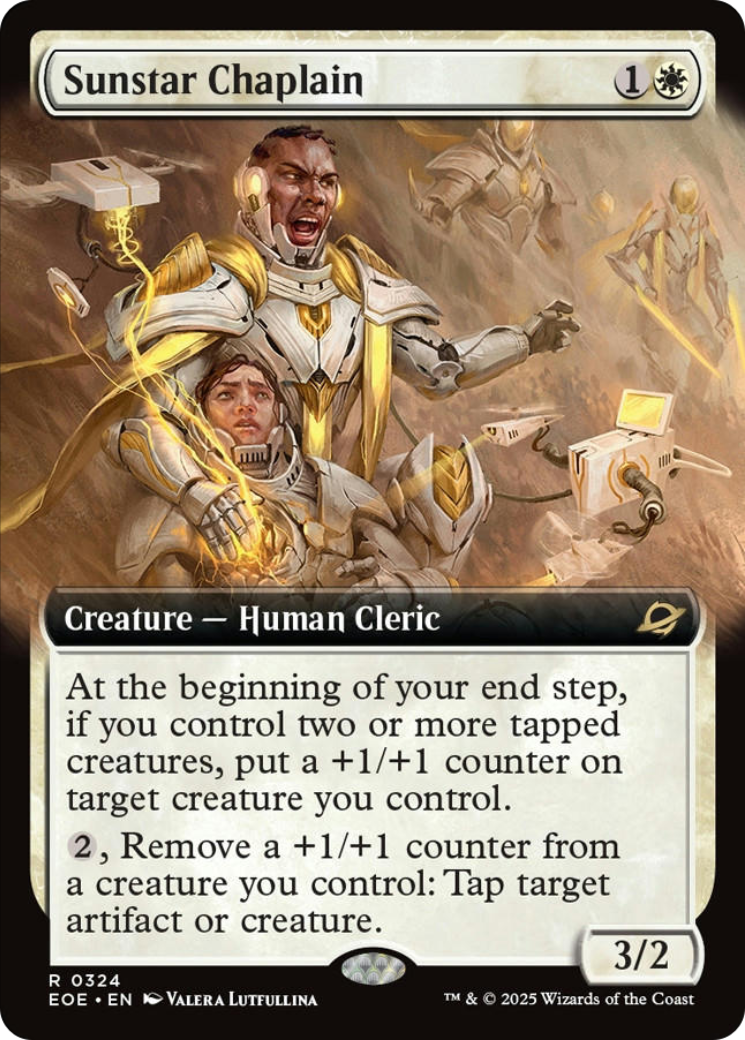Sunstar Chaplain (Extended Art) [Edge of Eternities] | PLUS EV GAMES 