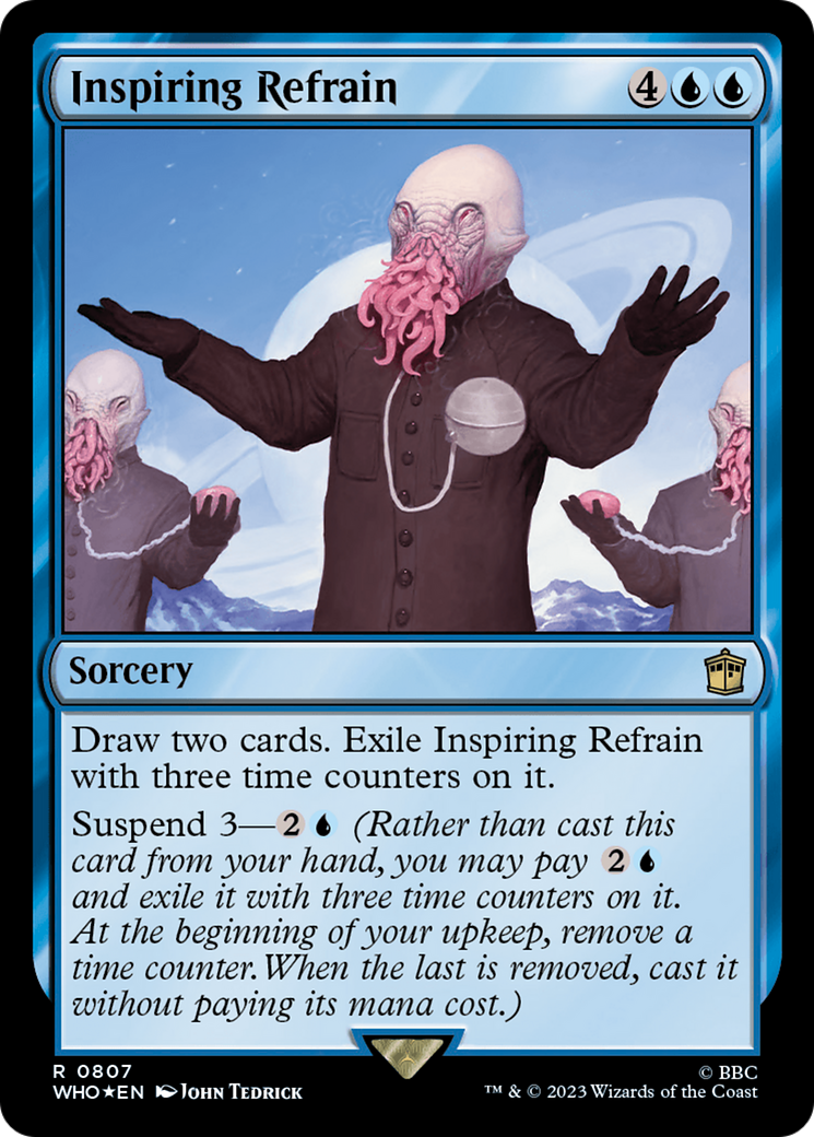 Inspiring Refrain (Surge Foil) [Doctor Who] | PLUS EV GAMES 