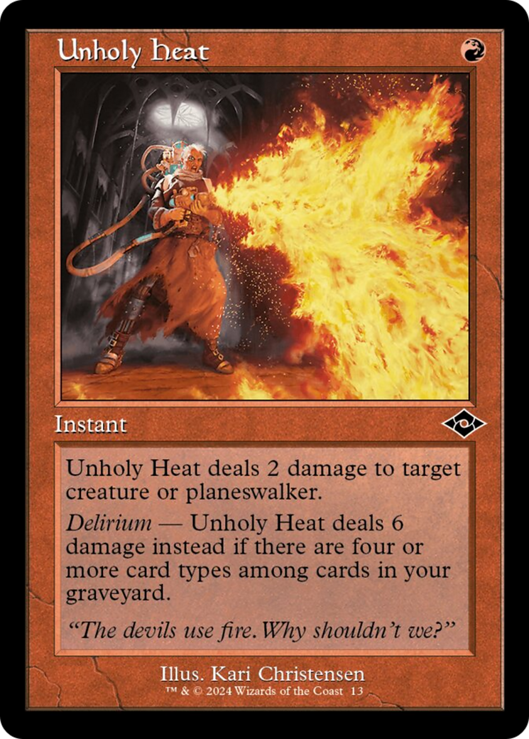 Unholy Heat (Retro) [Modern Horizons 2] | PLUS EV GAMES 