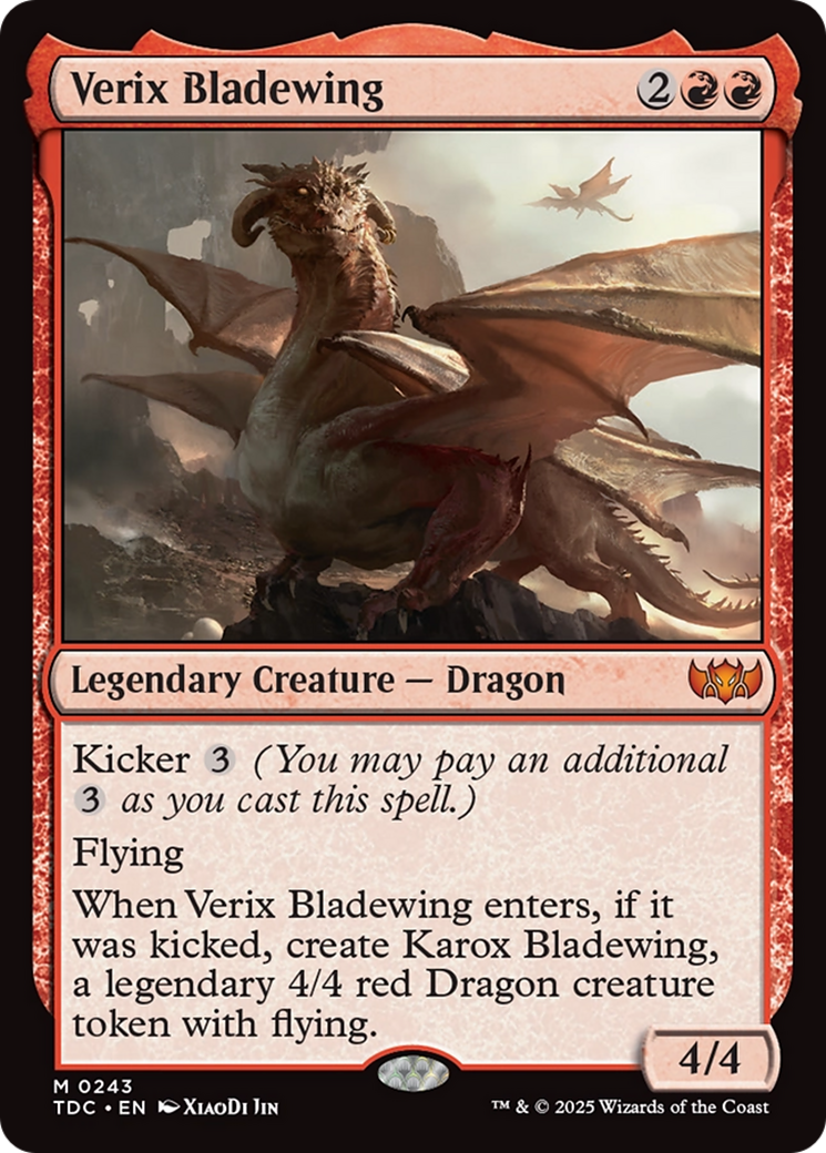 Verix Bladewing [Tarkir: Dragonstorm Commander] | PLUS EV GAMES 