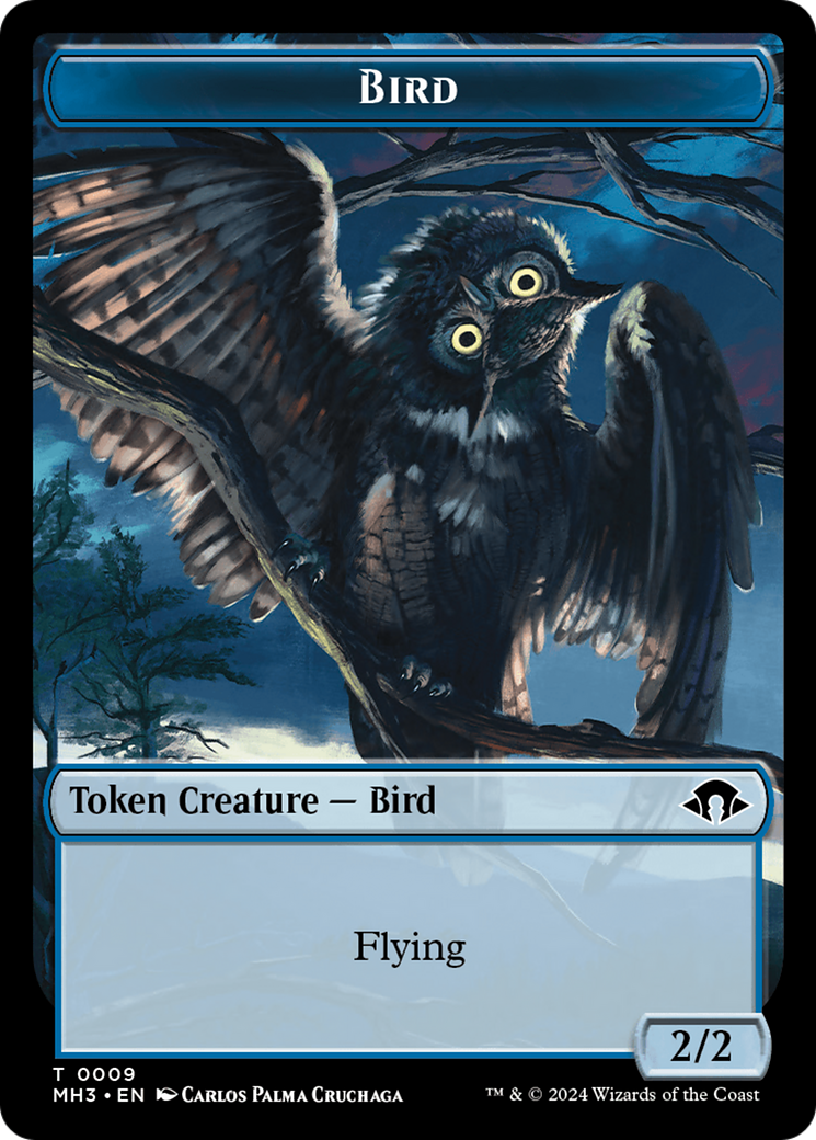 Eldrazi Spawn // Bird Double-Sided Token [Modern Horizons 3 Tokens] | PLUS EV GAMES 