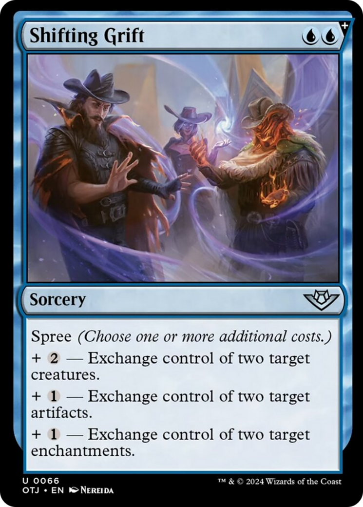 Shifting Grift [Outlaws of Thunder Junction] | PLUS EV GAMES 