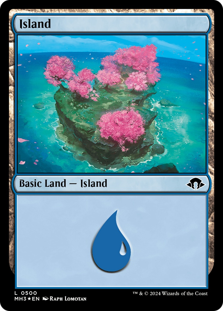 Island (0500) (Ripple Foil) [Modern Horizons 3] | PLUS EV GAMES 