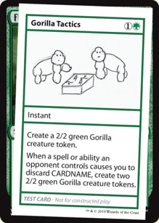 Gorilla Tactics (2021 Edition) [Mystery Booster Playtest Cards] | PLUS EV GAMES 