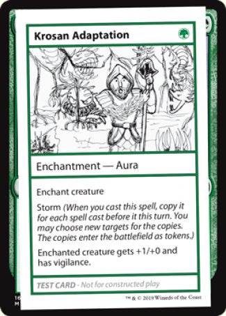 Krosan Adaptation (2021 Edition) [Mystery Booster Playtest Cards] | PLUS EV GAMES 