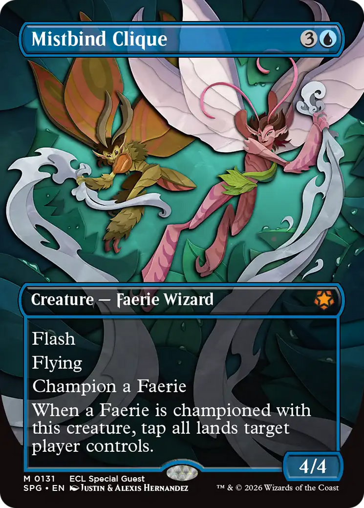 Mistbind Clique (Borderless) [Lorwyn Eclipsed Special Guests] | PLUS EV GAMES 