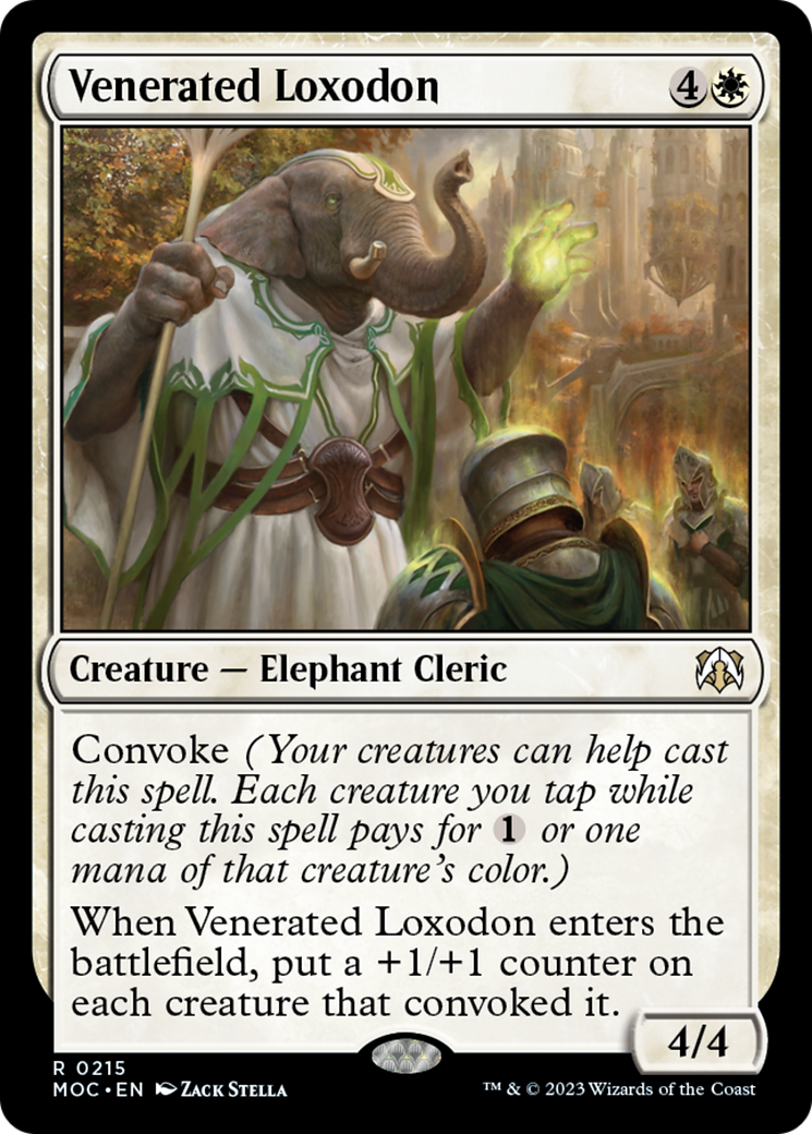 Venerated Loxodon [March of the Machine Commander] | PLUS EV GAMES 