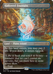 Hallowed Fountain (Borderless) [Lorwyn Eclipsed] | PLUS EV GAMES 
