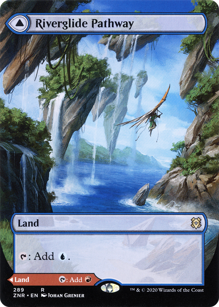 Riverglide Pathway // Lavaglide Pathway (Extended) [Zendikar Rising Extended Art]