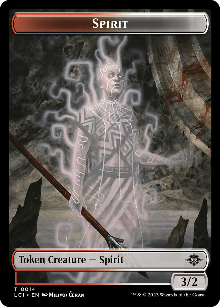 Spirit Token [The Lost Caverns of Ixalan Tokens] | PLUS EV GAMES 