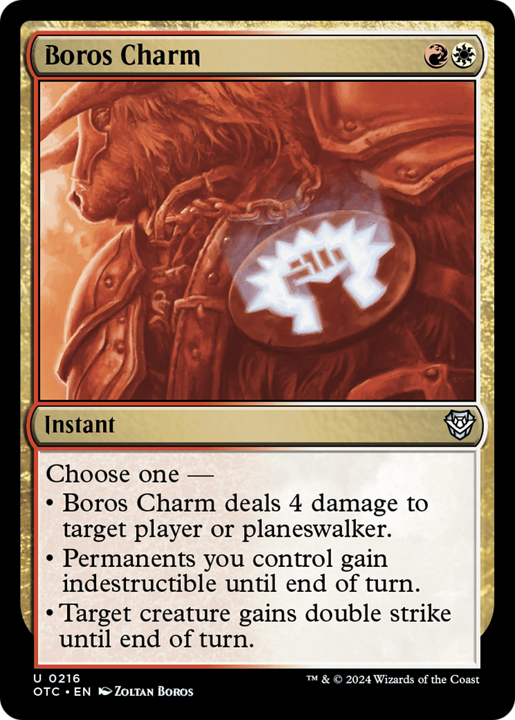 Boros Charm [Outlaws of Thunder Junction Commander] | PLUS EV GAMES 