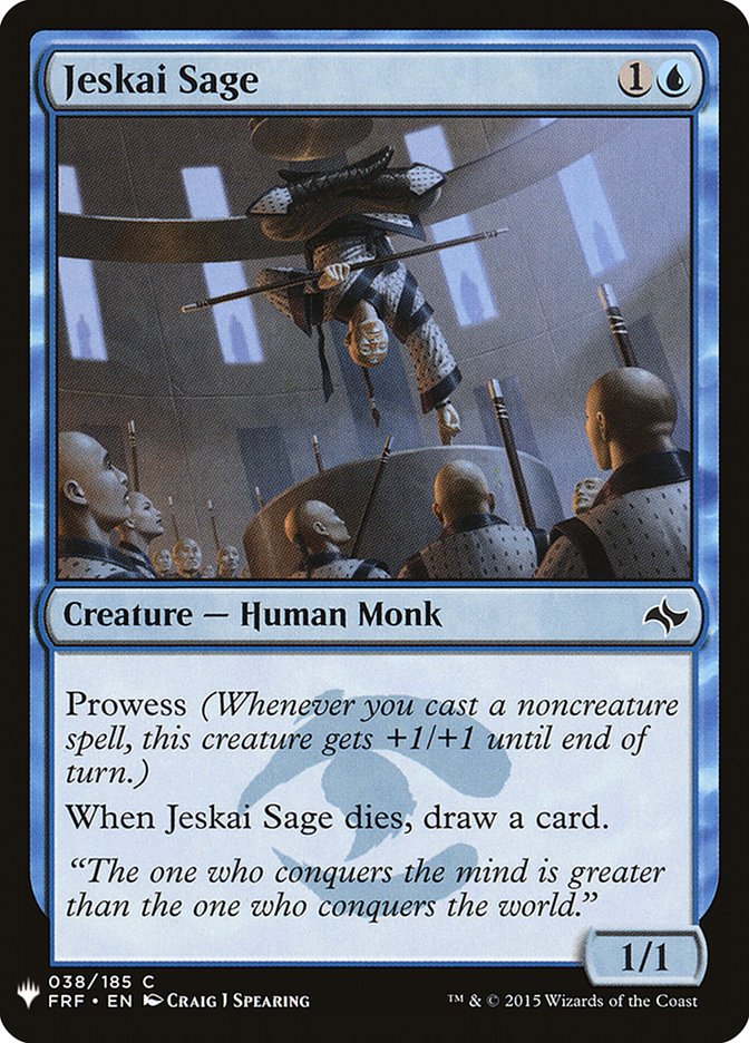 Jeskai Sage [Mystery Booster] | PLUS EV GAMES 