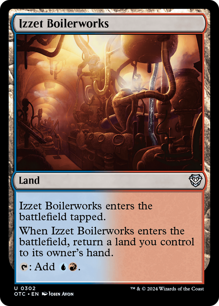 Izzet Boilerworks [Outlaws of Thunder Junction Commander] | PLUS EV GAMES 