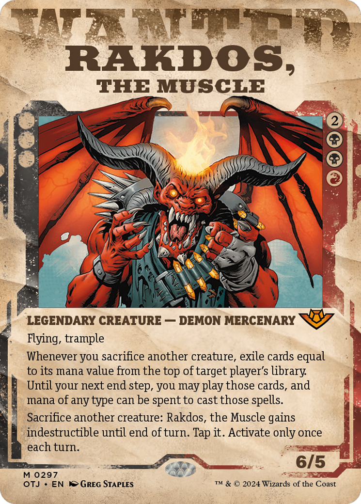 Rakdos, the Muscle (Showcase) [Outlaws of Thunder Junction] | PLUS EV GAMES 