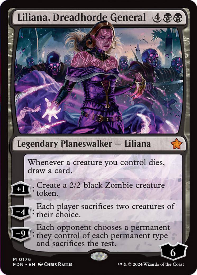 Liliana, Dreadhorde General [Foundations] | PLUS EV GAMES 