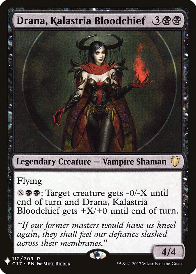 Drana, Kalastria Bloodchief [The List] | PLUS EV GAMES 